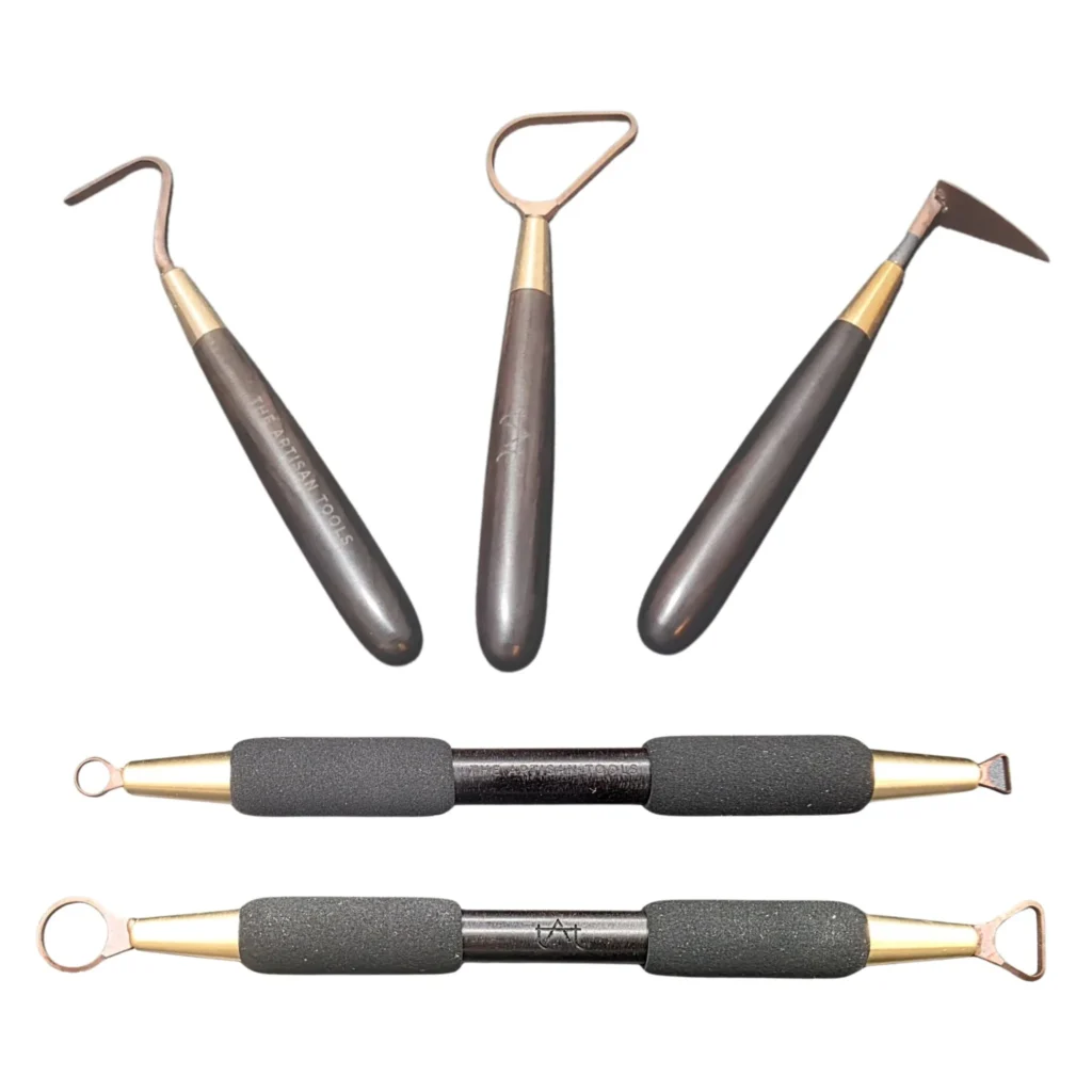 colleccion retorneadores vaciadores ceramica barro arcilla de carburo carbide trimming tools for potters